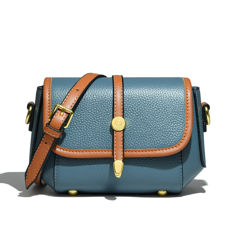 Bolsa Transversal Feminina Couro Legitimo Donna